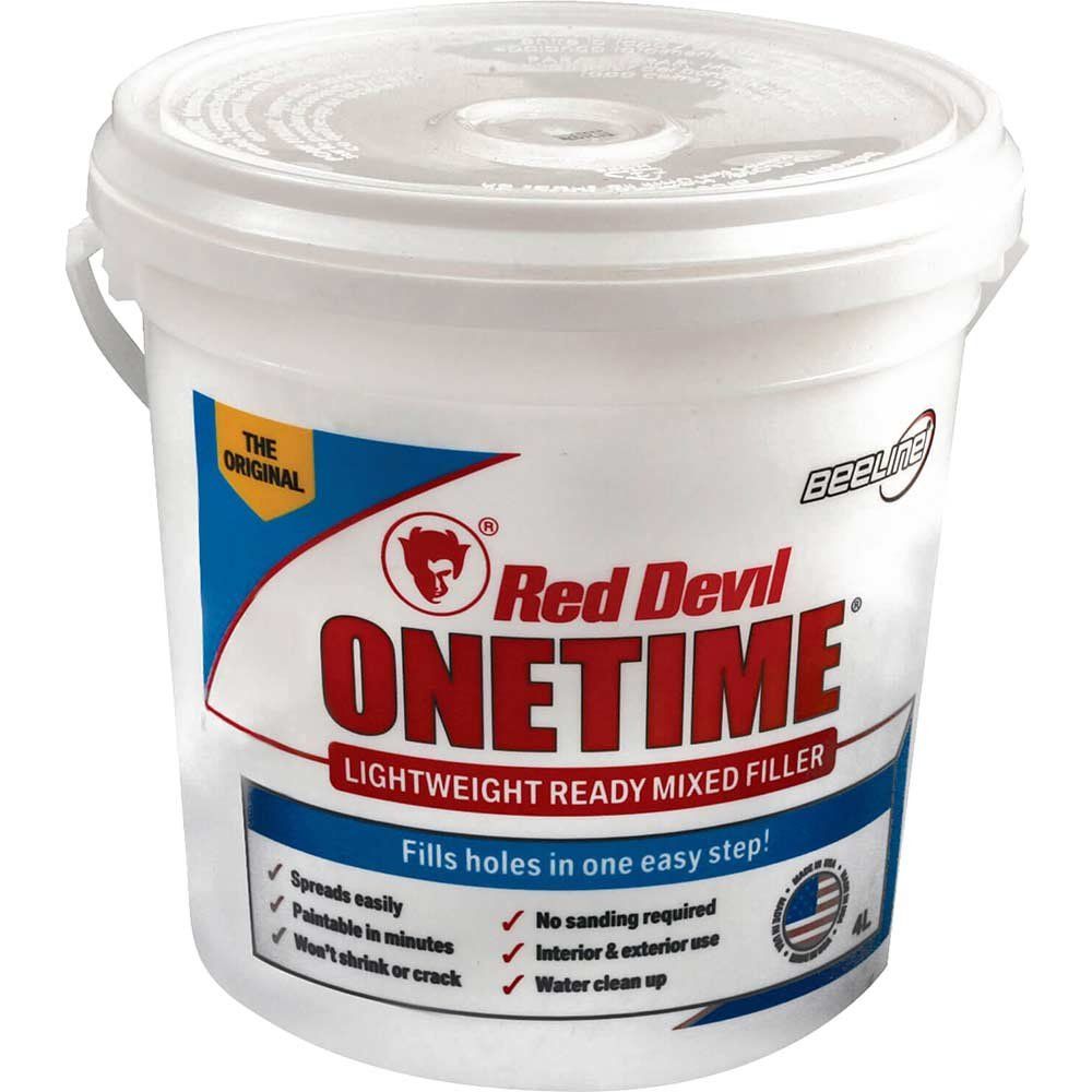 Red Devil Onetime Ready Mixed Filler 4l - Image 1