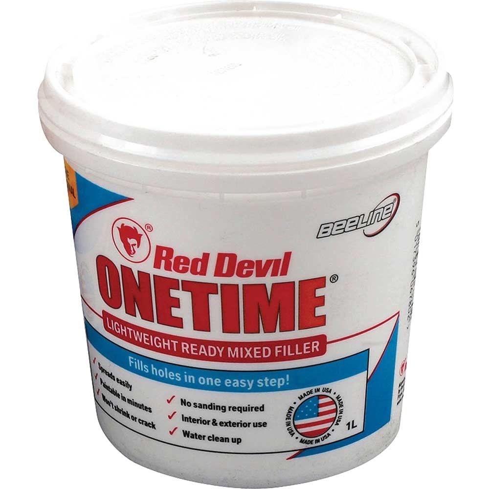Red Devil Onetime Ready Mixed Filler 1l - Image 1