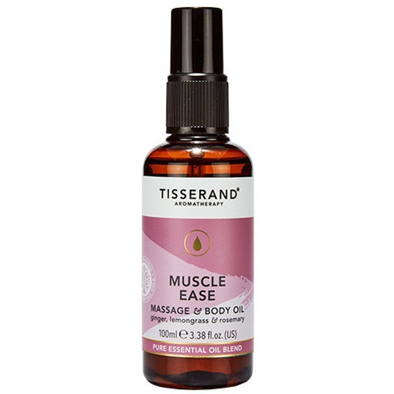 Tisserand Aromatherapy Muscle Ease Body Massage Oil 100ml - Image 1
