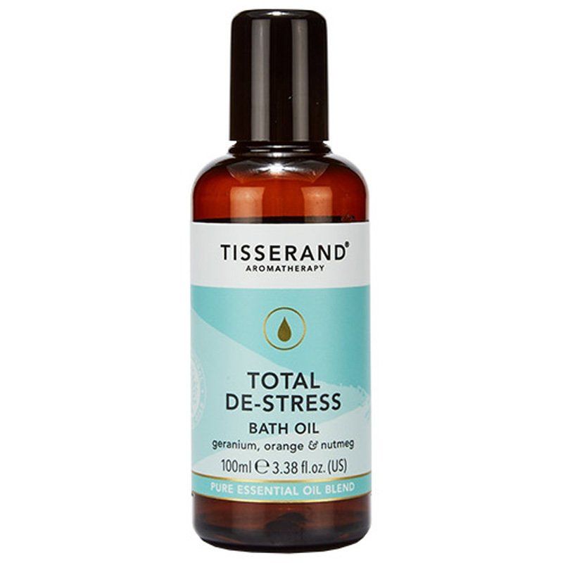 Tisserand Aromatherapy De-Stress Luxury Bath Oil 100ml - Image 1