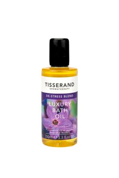 Tisserand Aromatherapy De-Stress Luxury Bath Oil 100ml - Thumbnail 2
