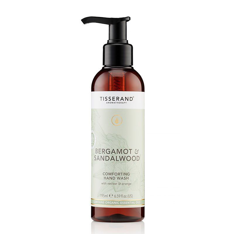 Tisserand Bergamot & Sandalwood Comforting Hand Wash 195ml - Image 1