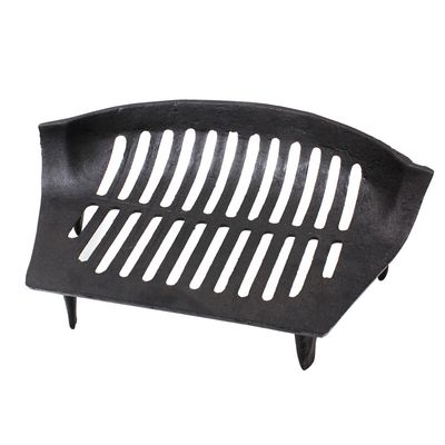 JVL Chiltern Cast Iron Fireside Log Coal Fire Grate - Black