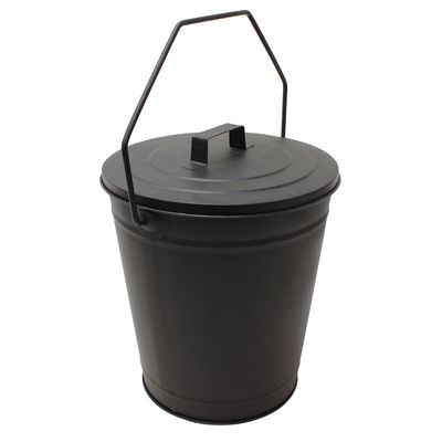 Charnwood Coal Bucket Fireside Log Holder - Black