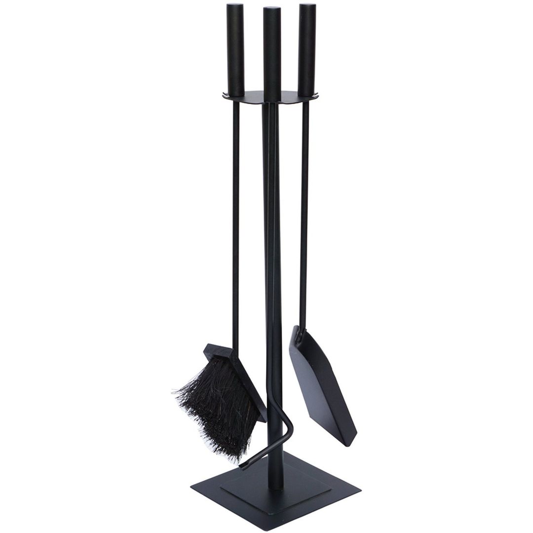 Malham Contemporary Fireside Companion Tool Set - Black - Image 1