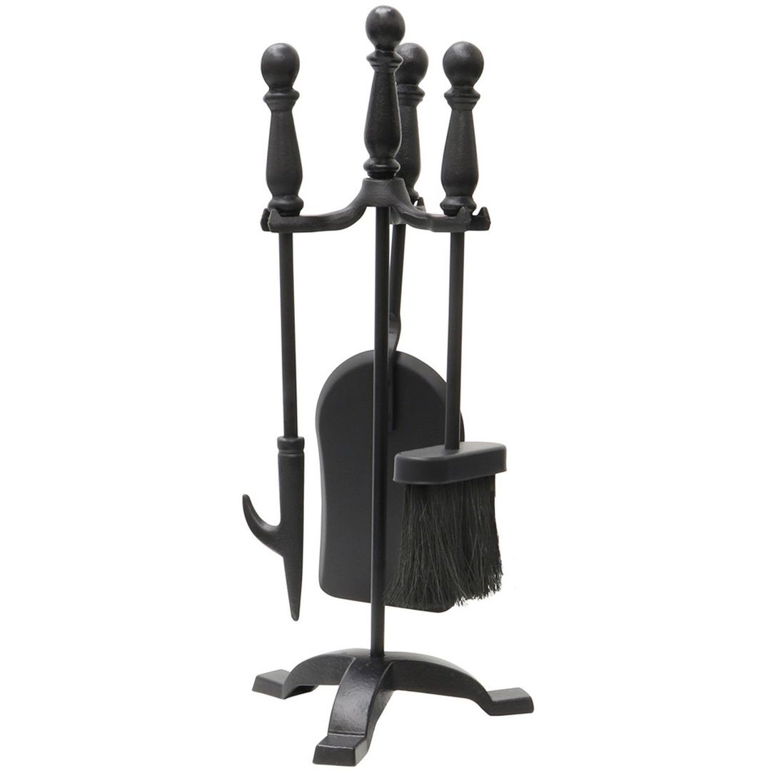 Colchester Contemporary Fireside Companion Set - Black - Image 1