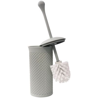 Droplette Design Plastic Toilet Brush - Grey / 0.46kg