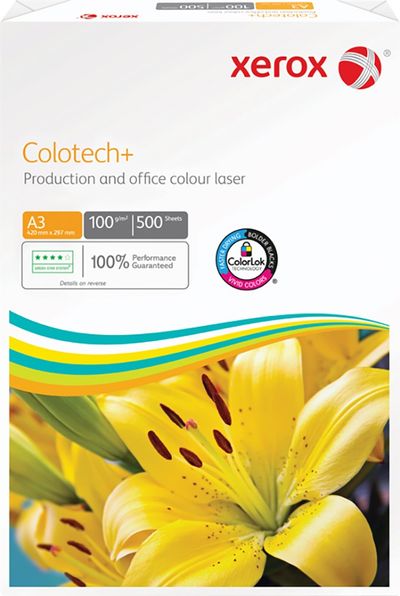Xerox Colotech+ A3 Paper 100gsm Ream White (Pack of 500) 003R99006