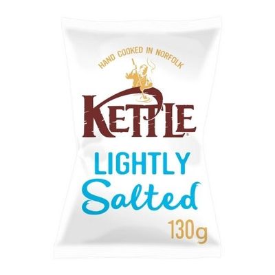 Kettle Chips Lightly Salted Crisps 130g - Thumbnail 2