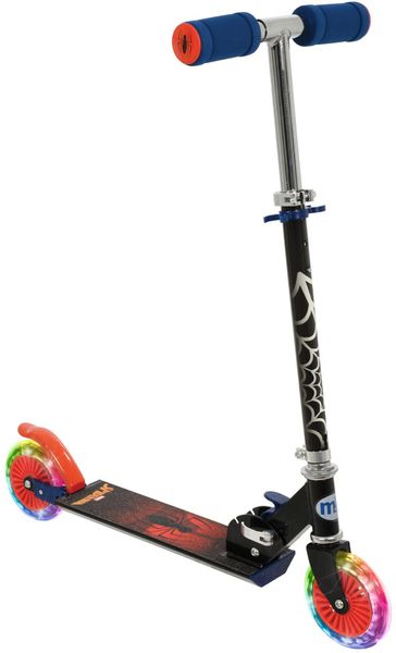 Spiderman Folding Inline Scooter with Light Up Wheels - Thumbnail 2