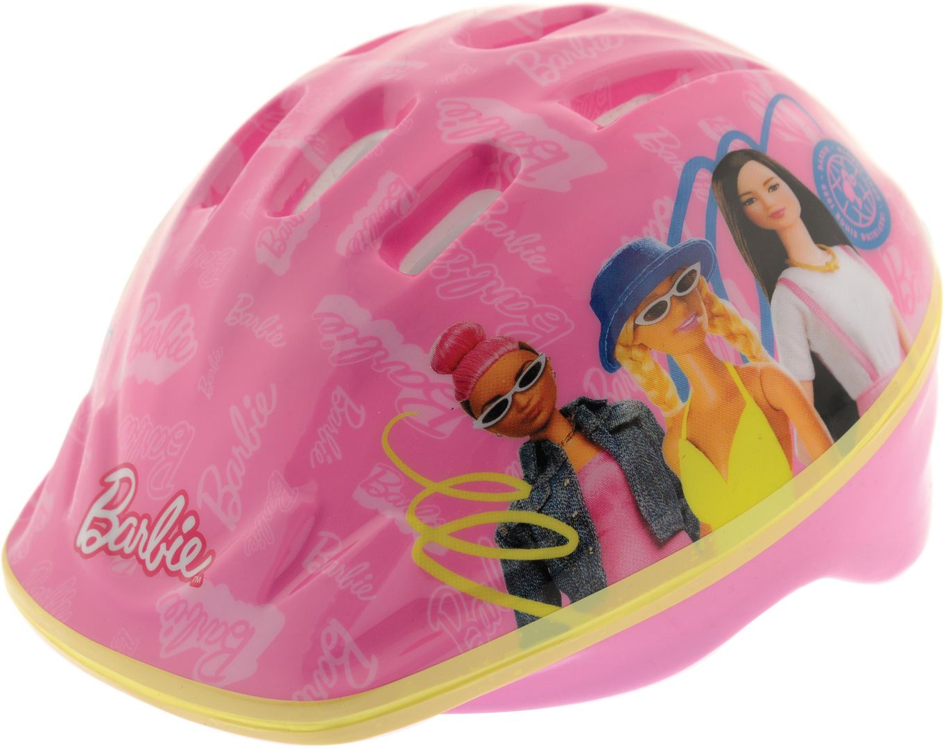 Barbie M003270 Kids Bike Safety Helmet - Pink - Image 1