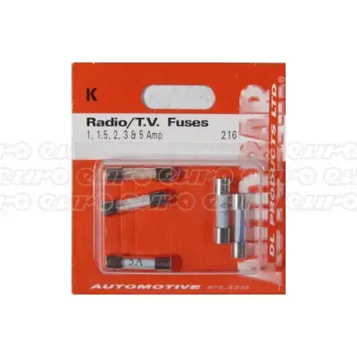 Autobar Assorted Amp Radio & TV Fuses 5 Pack - Thumbnail 2