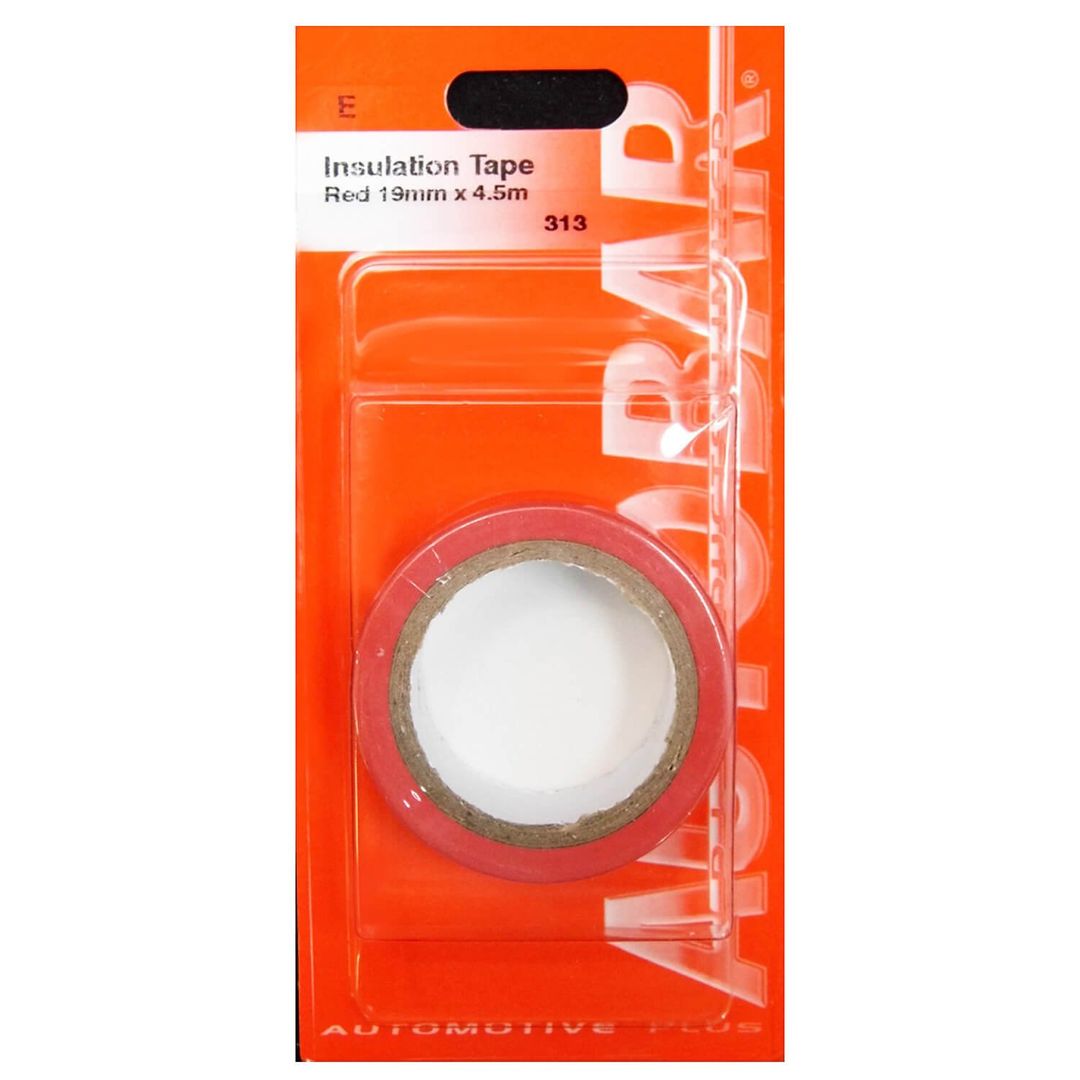 Autobar 19mm x 4.5m Red Insulation Tape - Image 1