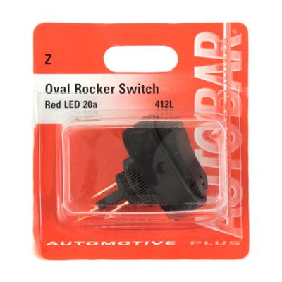 Autobar Rocker Switch Red Led On/off | 412L | Euro Car Parts - Thumbnail 2