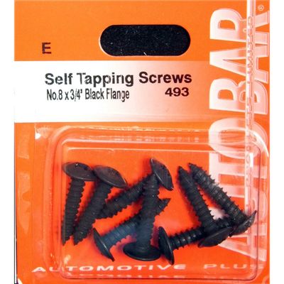 Autobar Self Tapper Blk Flange 8 X 3/4 | 493 | Euro Car Parts - Thumbnail 2
