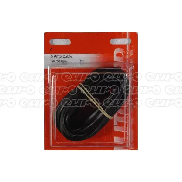 Autobar 5 Amp Twin Cable - 2.5M App | 513 | Euro Car Parts - Image 1
