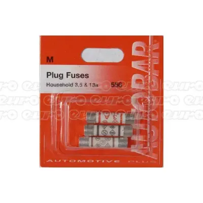 Autobar 3/5 & 13 Amp Household Plug Fuses 3 Pack - Thumbnail 2