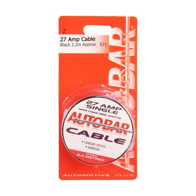 Autobar 27 Amp Cable - 2.2M App. Black | 571 | Euro Car Parts - Thumbnail 2