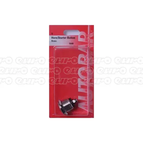 Autobar Horn/starter Button Brass | 594B | Euro Car Parts - Image 1