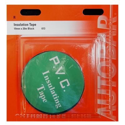 Autobar 19mm x 20m Black Insulation Tape