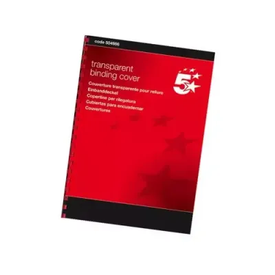 5Star 504986 binding cover A4 PVC Transparent 100 pc(s) - Thumbnail 2