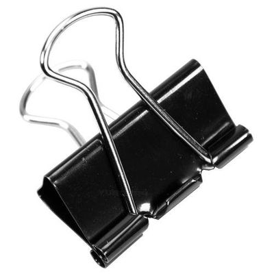 Valuex Foldback Clip 19Mm Black (Pack 50) - 23711