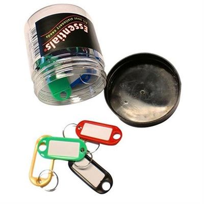Valuex Key Tags Plastic Assorted Colours (Pack 20) - 28041