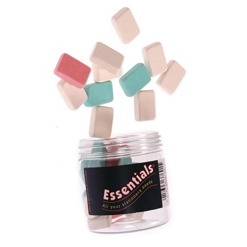 Valuex Eraser Assorted Colours (Pack 25) - 37691 - Image 1