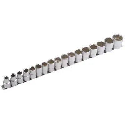 Laser Laser 3502 1/2" Drive Socket Set Bi-Hex 17 piece set - Thumbnail 2