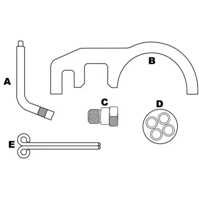 Laser Laser 5196 - Engine Timing Tool Kit For BMW Diesel Engines - Thumbnail 2