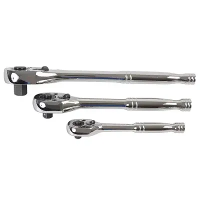 Laser Laser 6421 3 Piece 1/4'' / 3/8'' / 1/2'' Drive Ratchet Set - Thumbnail 2