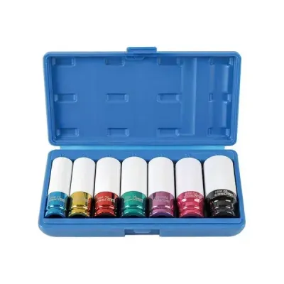 Laser Laser 6723 7 Piece 1/2'' Drive Alloy Wheel Nut Socket Set - Thumbnail 2