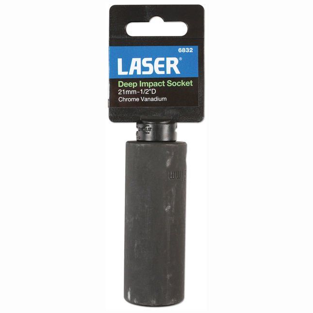 Laser Laser 6832 1/2" Drive 21mm Deep Air Impact Socket - Image 1