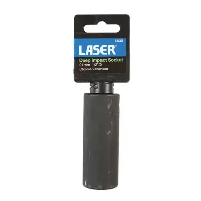 Laser Laser 6832 1/2" Drive 21mm Deep Air Impact Socket - Thumbnail 2