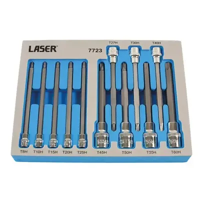 Laser Laser 7723 12 piece Tamperproof Torx® Set 135mm Long - Thumbnail 2
