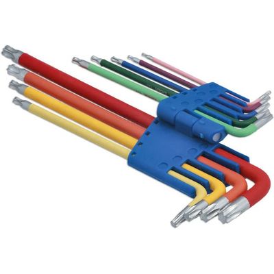 Laser Colour Coded Star Key Set - Ball End 9Pc | 7873 | Euro Car Parts - Thumbnail 2