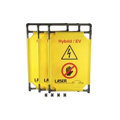 Laser Laser Hybrid/EV Folding Safety Barrier - Thumbnail 2