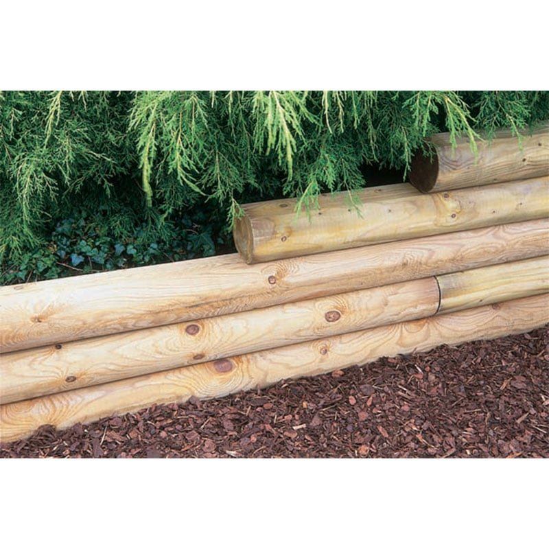Forest 3ft Pressure Treated Mini Sleeper (4 Pack) - Image 1