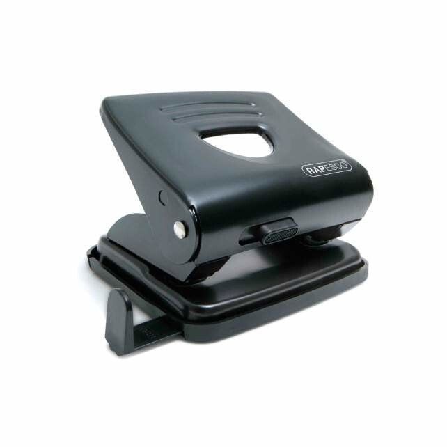 Rapesco 825 hole punch Black - Image 1