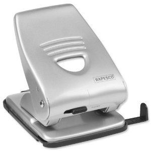 Rapesco 1024 hole punch 30 sheets Silver - Image 1