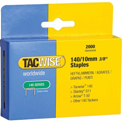 Tacwise 0347 140 Heavy-Duty Staples 10Mm (Type T50 G) (Pack 2000)