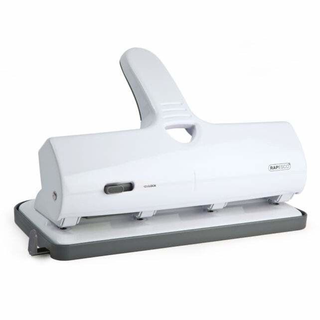 Rapesco ALU 40 Heavy Duty hole punch White - Image 1