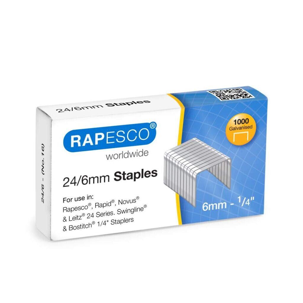 Rapesco S24607Z3 staples Staples pack 1000 staples - Image 1