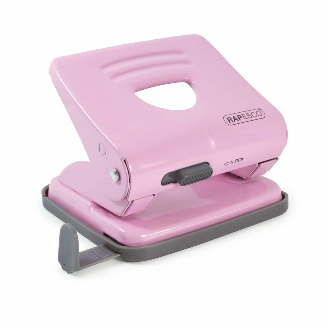 Rapesco 825 hole punch Pink - Image 1