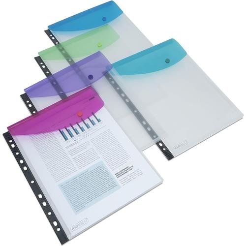 Rapesco 1630 sheet protector 210 x 297 mm (A4) Polypropylene (PP) 5 pc(s) - Image 1