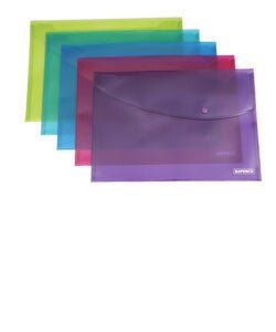 Rapesco Bright Popper Wallet report cover Polypropylene (PP)