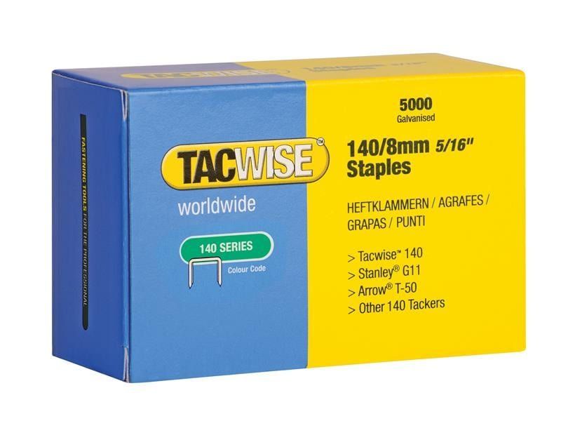 Tacwise Tacwise 140 Series 8mm Staples 5000 pack - Image 1