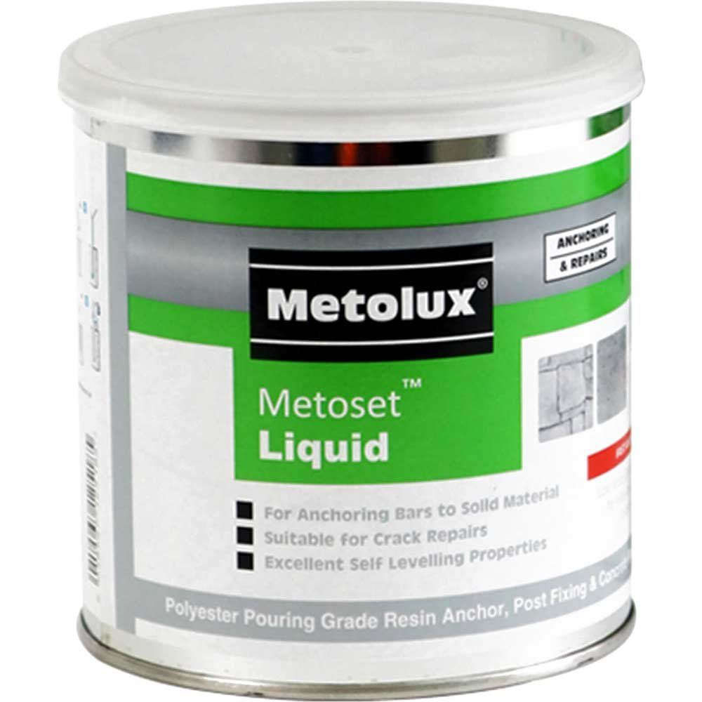 Metolux 2 Part Metoset Liquid Polyester Mortar Crack Repair 5kg - Image 1
