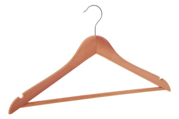 The Dandy Sparrow Cedar Wood Clothes Hanger With Notches - Natural
