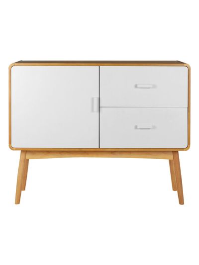 Malmo 1 Door And 2 Drawers Sideboard - White - Thumbnail 2